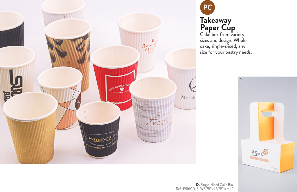 custom print restaurant cafe takeaway paper cups kuala lumpur malaysia
