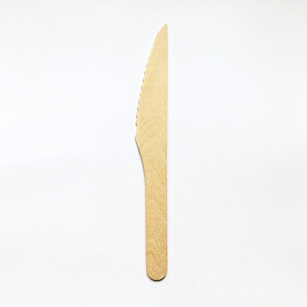 Compostable Biodegradable Wooden Cutlery Knife - 6.2 inches K.L Malaysia supplier