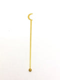 STIRRERS - Plastic 5.5 Inch (Half Moon)