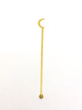 STIRRERS - Plastic 5 Inch (Half Moon)