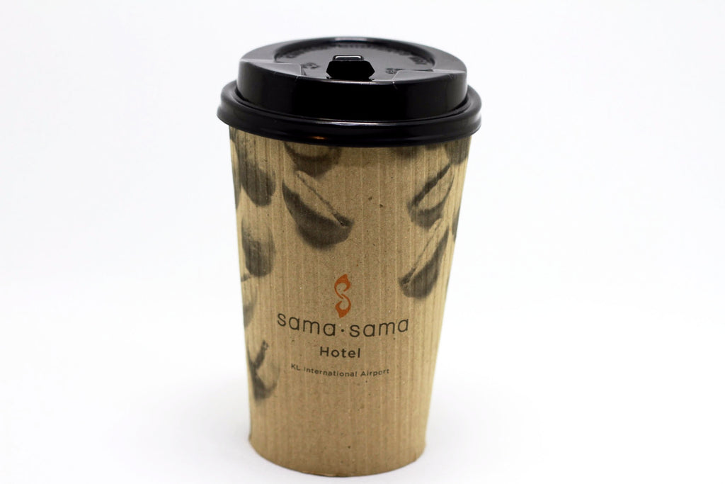 Paper Cup Printing Malaysia Ripple Wall 16 Ounce Supplies2u.my