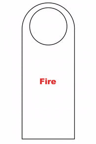 SIGN - DOOR HANGERS (Fire)
