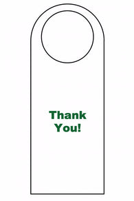 SIGN - DOOR HANGERS (Thank you)