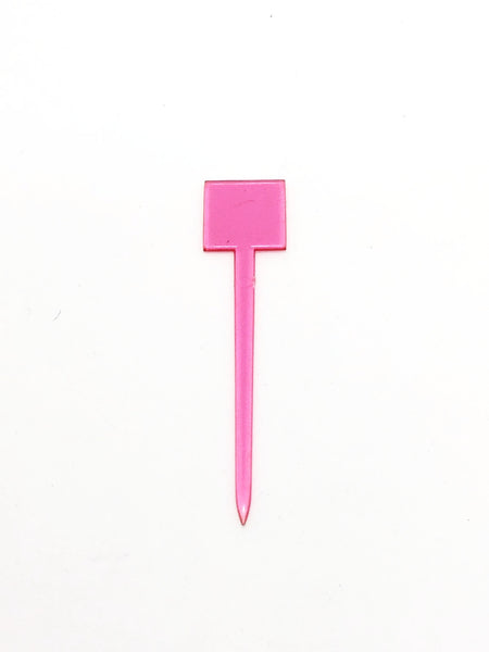 COCKTAIL PICKS - Plastic 3.5 Inch (Square)