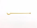 STIRRERS - Plastic 5.5 Inch (Half Moon)