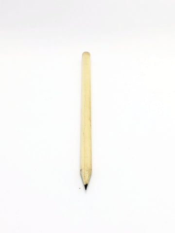 PENCIL - 5.5" Inch In Wood Colour & Round Body