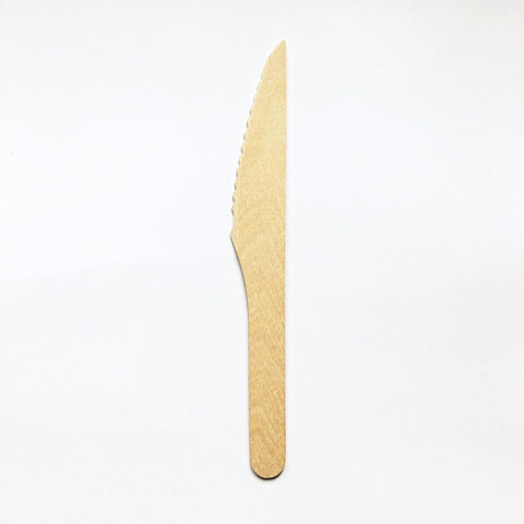 Compostable Biodegradable Wooden Cutlery Knife - 6.2 inches K.L Malaysia supplier