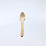 Compostable Biodegradable Wooden Cutlery Spoon - 4.1 inches K.L Malaysia supplier