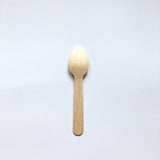 Compostable Biodegradable Wooden Cutlery Spoon - 4.1 inches K.L Malaysia supplier