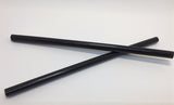 STRAWS - BLACK - Jumbo 8 Inch