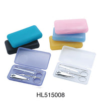 Plastic Box with Manicure Set