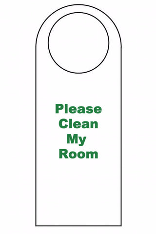 SIGN - DOOR HANGERS (Please Clean My Room)