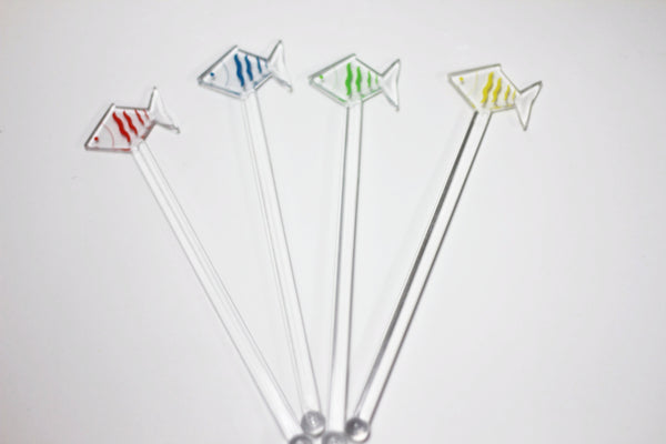 STIRRERS - Plastic 7 Inch ( Fish)