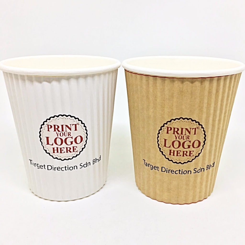 Paper Cup Printing Malaysia | Ripple Wall 12 Ounce | Supplies2u.my ...